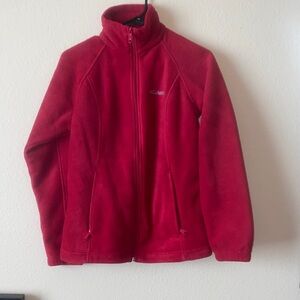 Columbia Vibrant Red Fleece Jacket
